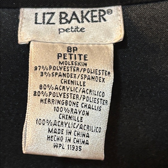 Liz Baker Black and Brown Patterned Jacket - Picture 4 of 5